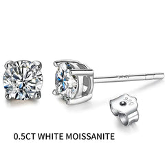 Moissanite Stud Earrings