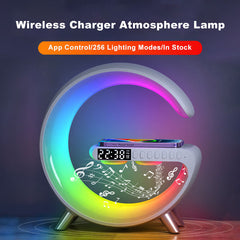 3-in-1 Bluetooth Speaker & Wireless Charger Lamp