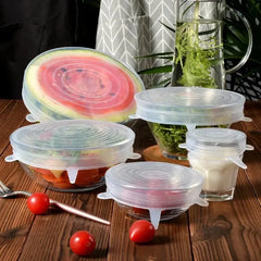 Adjustable Kitchen Silicone Cap Set (6 Pcs.)