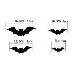 16pcs Halloween Bat Sticker