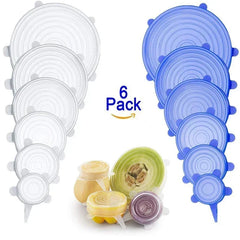 Adjustable Kitchen Silicone Cap Set (6 Pcs.)