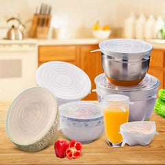 Adjustable Kitchen Silicone Cap Set (6 Pcs.)