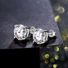 Moissanite Stud Earrings